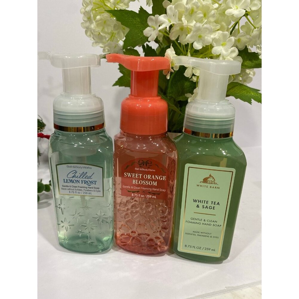 Bath & Body Works Gentle Foaming Hand Soaps X 3